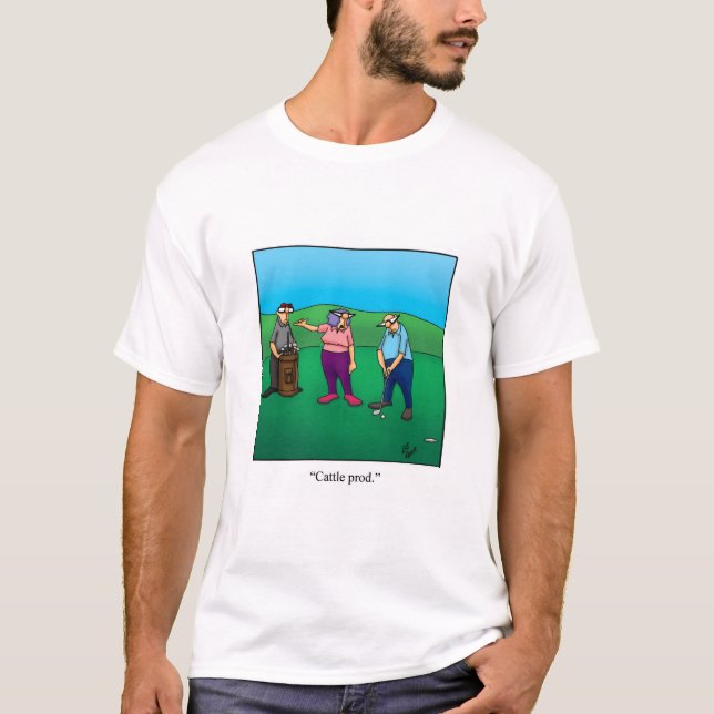 T-shirt Cadeau Tee - shirt Humour de golf (Devant)