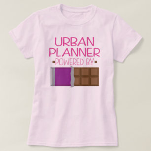 T-shirt Cadeau urbain de chocolat de planificateur pour