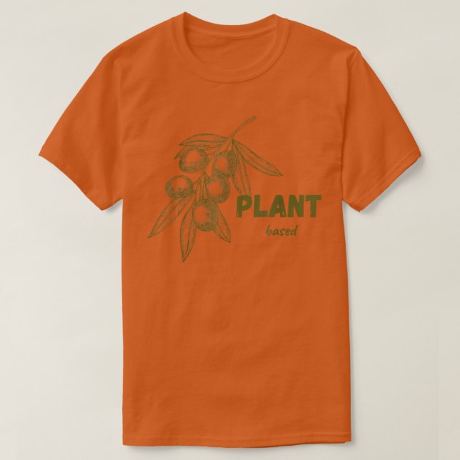 T-shirt Cadeau végétarien à base de Plante végétarien (Design devant)
