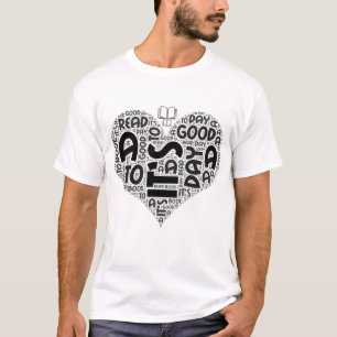 T-shirt Cadeau Vermisseuse Mignon Lecteur Forme de Coeur M