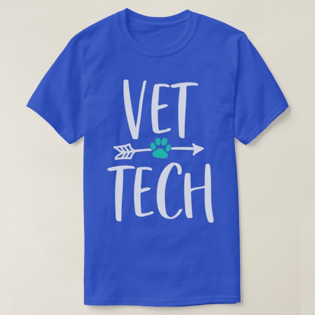 T-shirt Cadeau Vet Tech Pour Diplôme Vétérinaire (Design devant)
