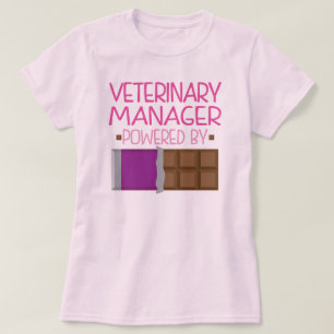 T-shirt Cadeau vétérinaire de chocolat de directeur pour