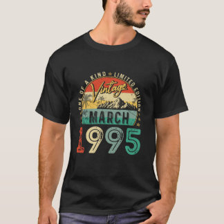T-shirt Cadeau vintage 30e anniversaire Vintage mars 1995