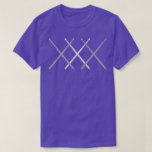 T-shirt Cadeau vintage Drummer DrumSet Paradiddle (Design devant)