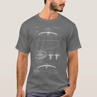 T-shirt Cadeau vintage Foot Ball 1903 Brevet pour amateur