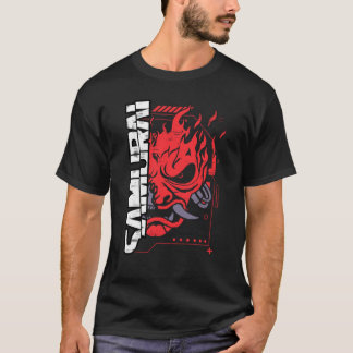 T-shirt cadeau vintage groupe de rock samouraï