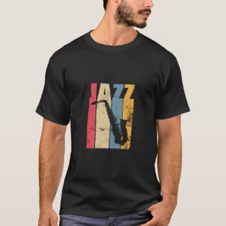 T-shirt Cadeau vintage Jazz Saxophone