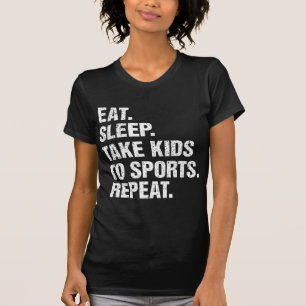 T-shirt Cadeau vintage Mange Sommeil Prendre les enfants a