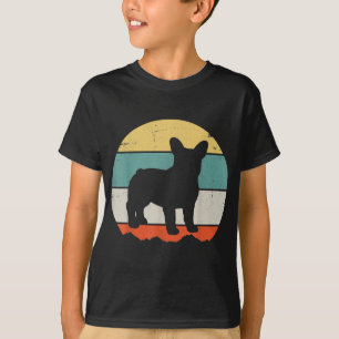 T-shirt Cadeau vintage Retro Bulldog pour chien papa chien