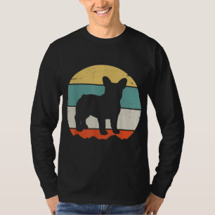 T-shirt Cadeau vintage Retro Bulldog pour chien papa chien