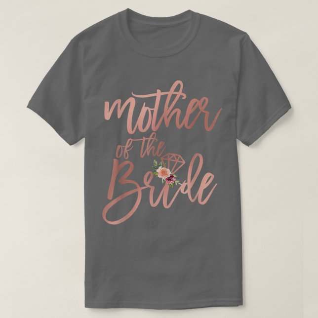 T-shirt Cadeau wedding shower Pour Maman De Mariée Mère (Design devant)