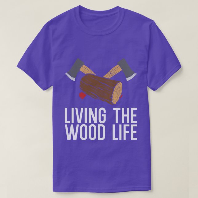 T-shirt Cadeau Woodworker Woodworking (Design devant)