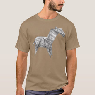 T-shirt Cadeau Zebra origami