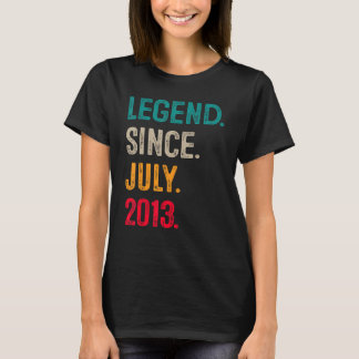 T-shirt Cadeaux 10 Ans 10e Anniversaire Garçons Légende de