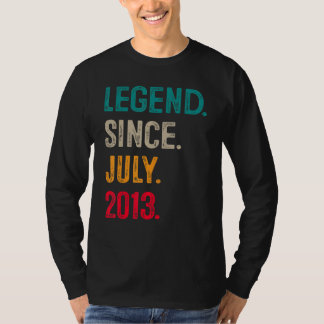 T-shirt Cadeaux 10 Ans 10e Anniversaire Garçons Légende de