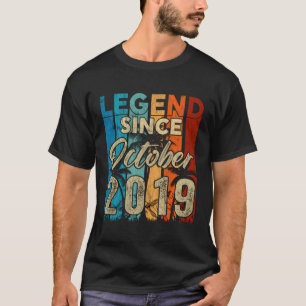 T-shirt Cadeaux 4 Ans 4E Anniversaire Légende Garçon Depui