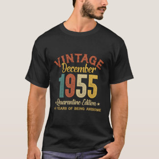 T-shirt Cadeaux 65 Ans Cadeaux 65E Cadeau Anniversaire Déc