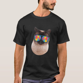 T-shirt Cadeaux Amoureux de les chats drôle Sensibilisatio