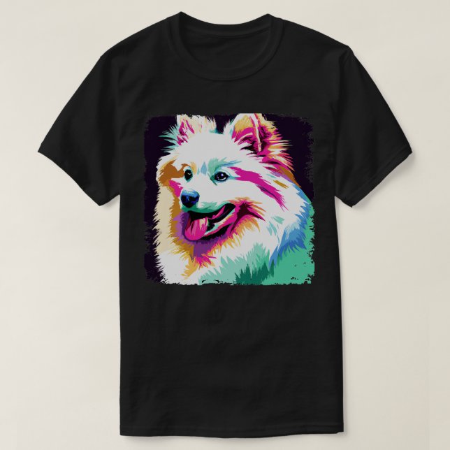T-shirt Cadeaux Amoureux de les chiens Eskimo Dog américai (Design devant)