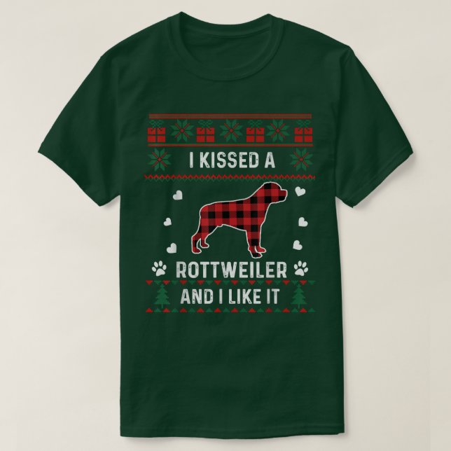 T-shirt Cadeaux Amoureux de les chiens Rottweiler Rottweil (Design devant)