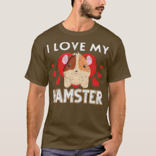 T-shirt Cadeaux Amoureux des animaux femmes filles Hamster