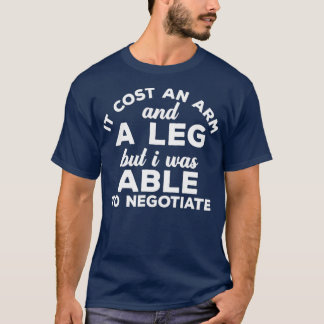 T-shirt Cadeaux amputés Broken Leg Humour en fauteuil roul