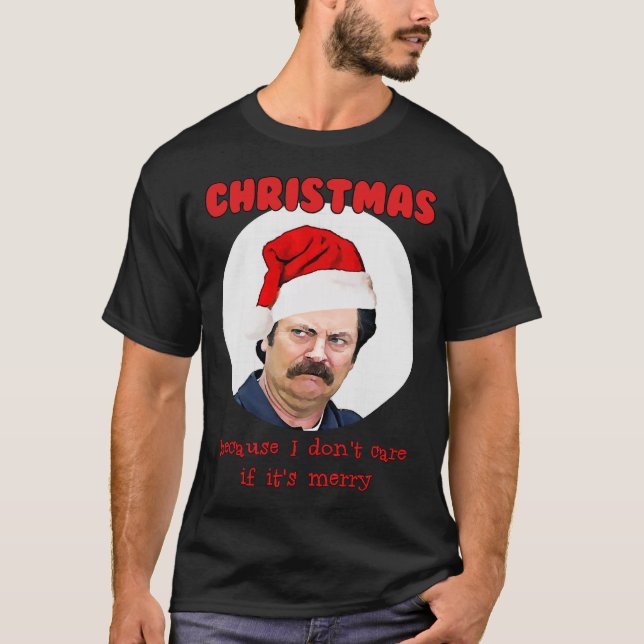 T-shirt cadeaux amusants ron swanson (Devant)