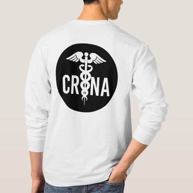 T-shirt Cadeaux anesthésistes certifiés CRNA (Dos)
