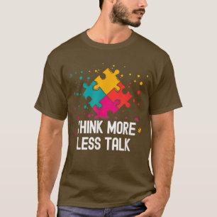 T-shirt Cadeaux Autistes Pour Hommes Sensibilisation TDAH 