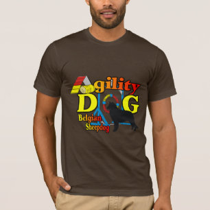 T-shirt Cadeaux belges de chemises d'agilité de chien de