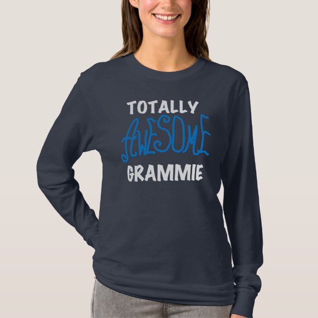 T-shirt Cadeaux bleus totalement impressionnants de (Devant)