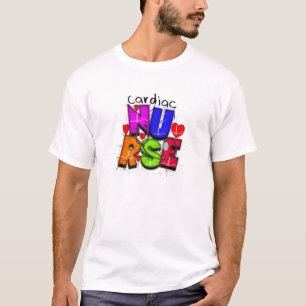 T-shirt Cadeaux cardiaques d'infirmière--Conception