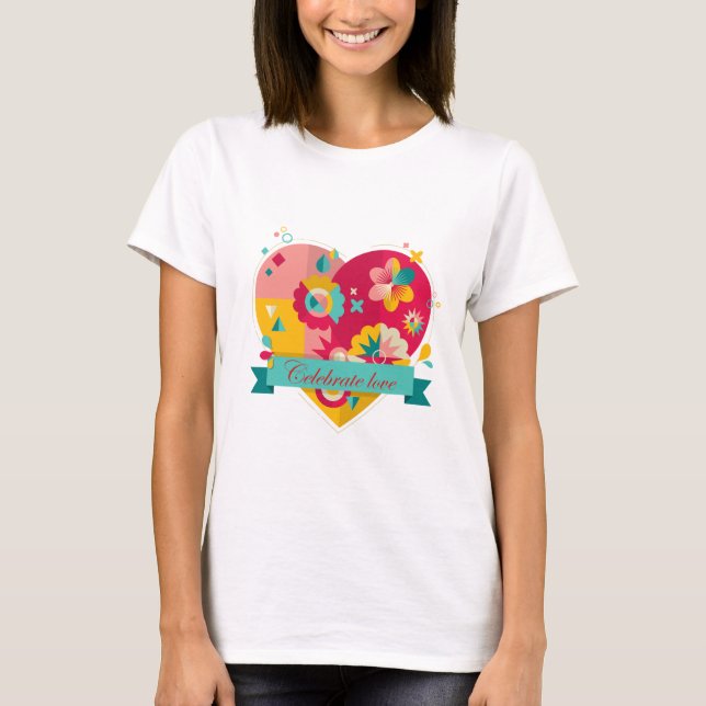 T-shirt Cadeaux cardiaques et sentimentaux (Devant)