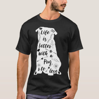 T-shirt Cadeaux carlins Pour Amoureux de les chiens Carlin
