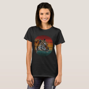 T-Shirt Cadeaux Chat Rétro Vintage Tigre