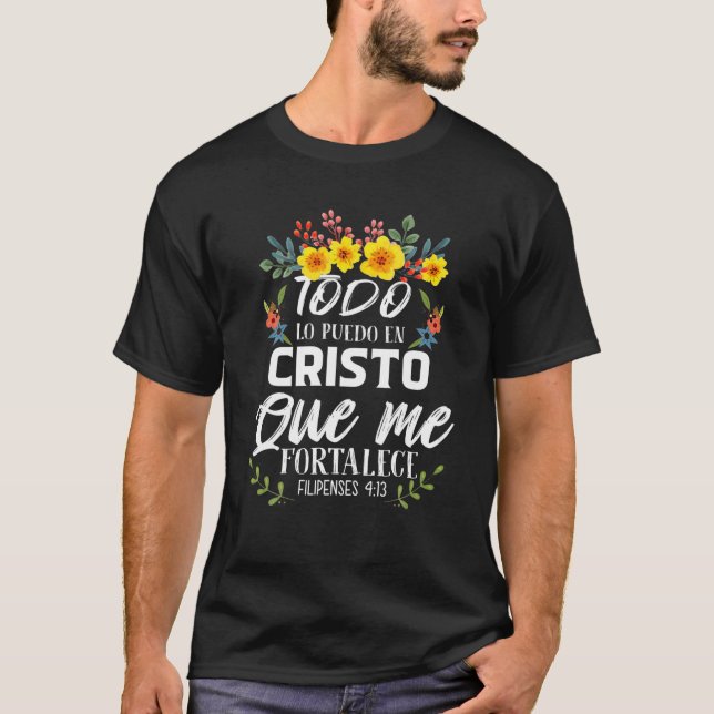 T-shirt Cadeaux chrétiens espagnols Femmes Bible religieus (Devant)