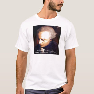 T-shirt Cadeaux Citation Immanuel Kant Science contre Conn