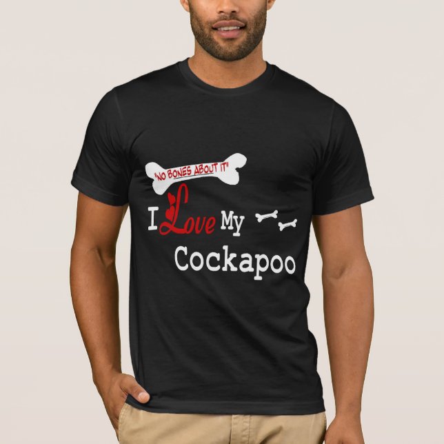 T-shirt Cadeaux d'amants de Cockapoo (Devant)