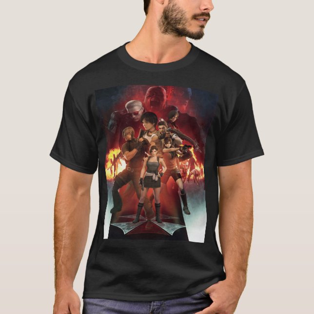 T-shirt cadeaux d'amis resident evil (Devant)