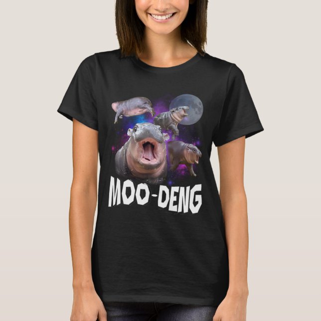 T-shirt Cadeaux d'amour hippo, Chemise thaïlandaise, Moo D (Devant)