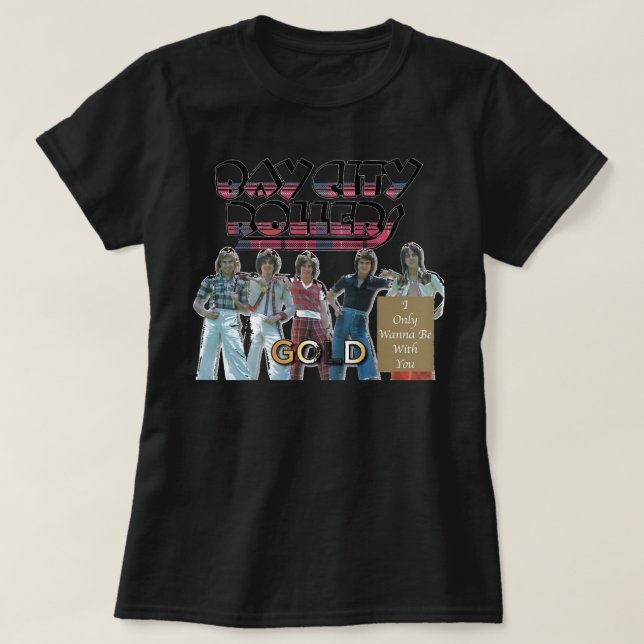 T-shirt Cadeaux d'anniversaire Band Bay City Rollers Music (Design devant)