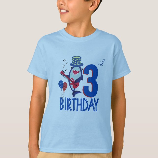T-shirt Cadeaux d'anniversaire de 3 ans  (Devant)