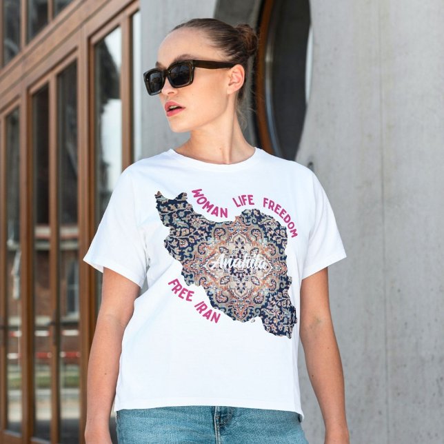 T-shirt Cadeaux d'anniversaire personnalisés pour une amie (Custom Anniversary Gifts for Persian Girlfriend)