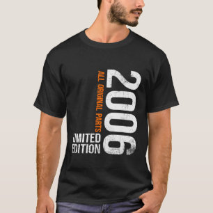 T-shirt Cadeaux d'anniversaire pour hommes vintage 2006 20