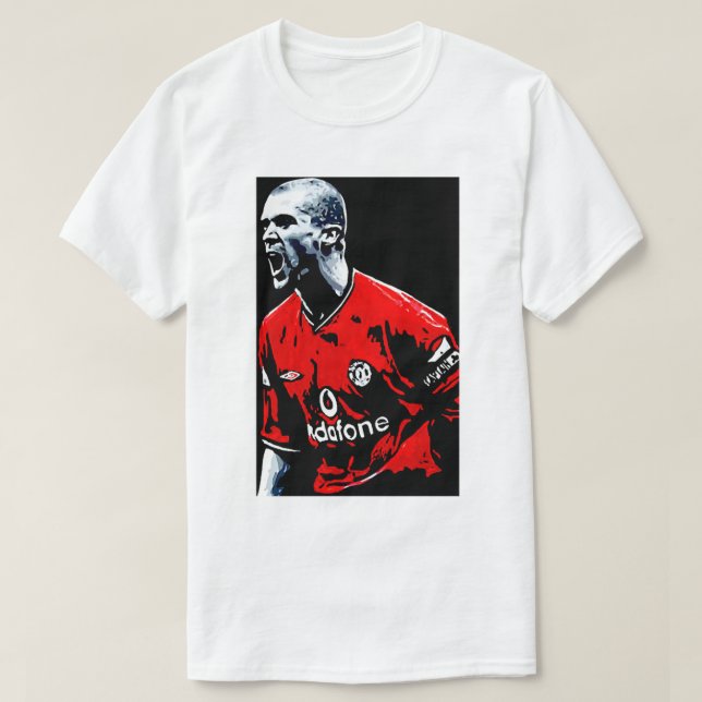 T-shirt Cadeaux d'anniversaire Roy Keane Sport Cadeau Mur  (Design devant)