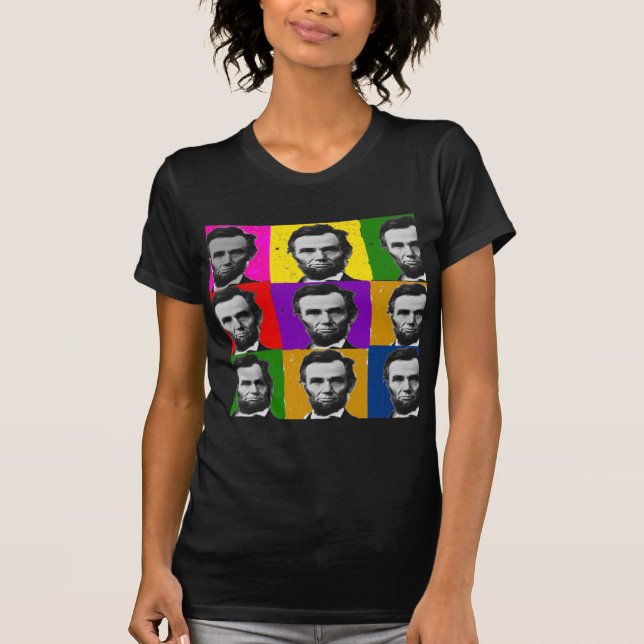 T-shirt Cadeaux d'art d'Abraham Lincoln---9 photos uniques (Devant)