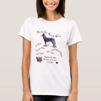 T-shirt Cadeaux d'art de chien de bétail australien