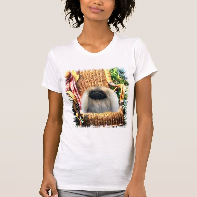 T-shirt Cadeaux d'art Pekingese (Devant)