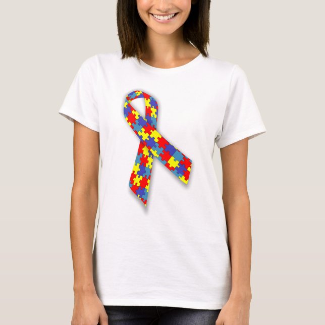 T-shirt cadeaux d'autisme (Devant)