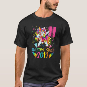 T-shirt Cadeaux de 11 ans Filles Ados Dabbing Unicorn 11e
